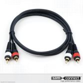 2x RCA zu 2x RCA Pro Serie Kabel, 5m, m/m