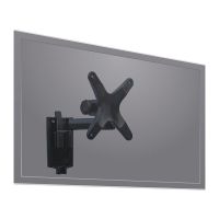 Monitor Wandhalter 13-30" Flexibel 1-arm schwarz