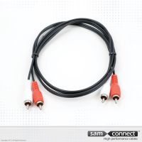 2x RCA zu 2x RCA Kabel, 1 m, m/m